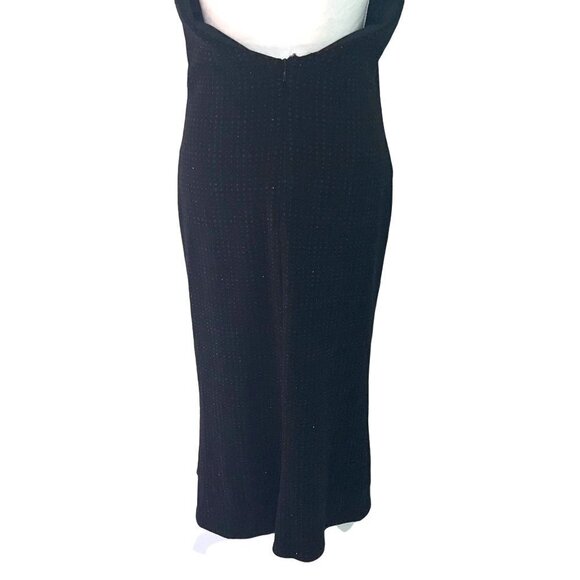 Jessica McClintock Halter Dress Womens Size 12 Millennium 2000 Black Sparkle NWT - Picture 9 of 12